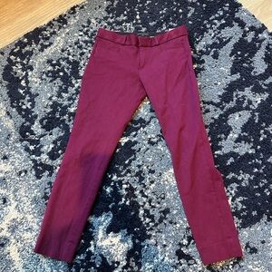 Banana Republic Deep Red Trousers